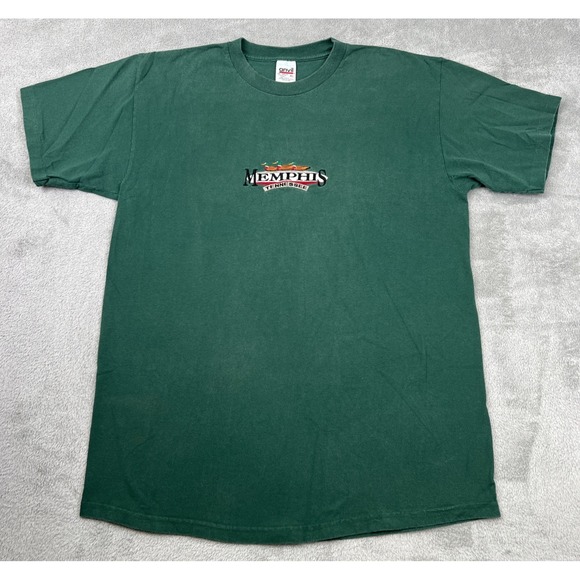 Vintage Memphis Tennessee Anvil T-shirt Men's XL Embroidered‎ Ducks Pre-Shrunk - Picture 1 of 10